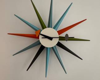 George Nelson Sunburst Wall Clock for Vitra Design Museum. Photo 1 of 2. 