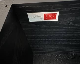 Nathan Yong for DWR Line Storage Bench in Black, Size Small. Measures 48" W x 20" D x 15" H. Photo 5 of 5. 