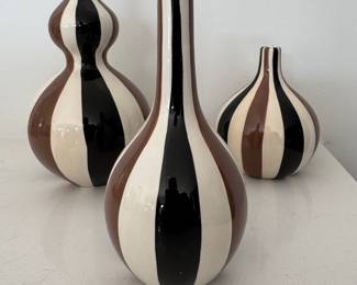 Jonathan Adler Happy Home Stripes Vases. 
