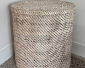Handwoven Rattan Hamper. 