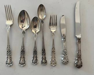 72-Piece Set of Gorham Buttercup Sterling Silver Flatware. Photo 2 of 2. 