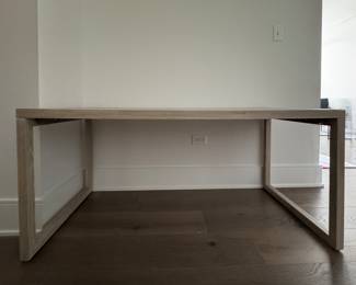 RH Baby & Child Rigby White Washed Ash Play Table. Measures 2' x 4' 8" x 2' H. Photo 1 of 3. 