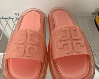 Tory Burch Size 4 Jelly Sandals.