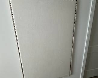 RH Bulletin Board / Push Pin Board with Nailhead Trim. Measures 40" x 60". 