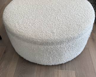 Boucle Storage Ottoman. Photo 2 of 3. 