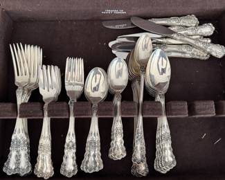 72-Piece Set of Gorham Buttercup Sterling Silver Flatware. Photo 1 of 2. 