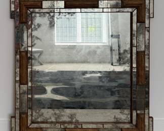 "Portalegre" Mirror by Formations for Holly Hunt. Measures 50" x 54". Photo 1 of 2. 
