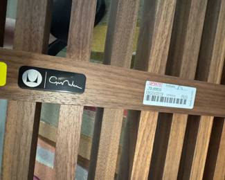 Herman Miller Nelson Platform Walnut Bench with Metal Base. Measures 40" W x 18.5" D x 14.5" H. Photo 3 of 3. 