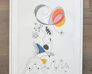 Christine Bishop Custom Mixed Media on Paper - 3 Available. Signed by Artist. Measures 22" x 30" Not Including Frame. Photo 5 of 6. 