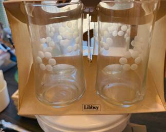Vintage Libbey glasses - IOP