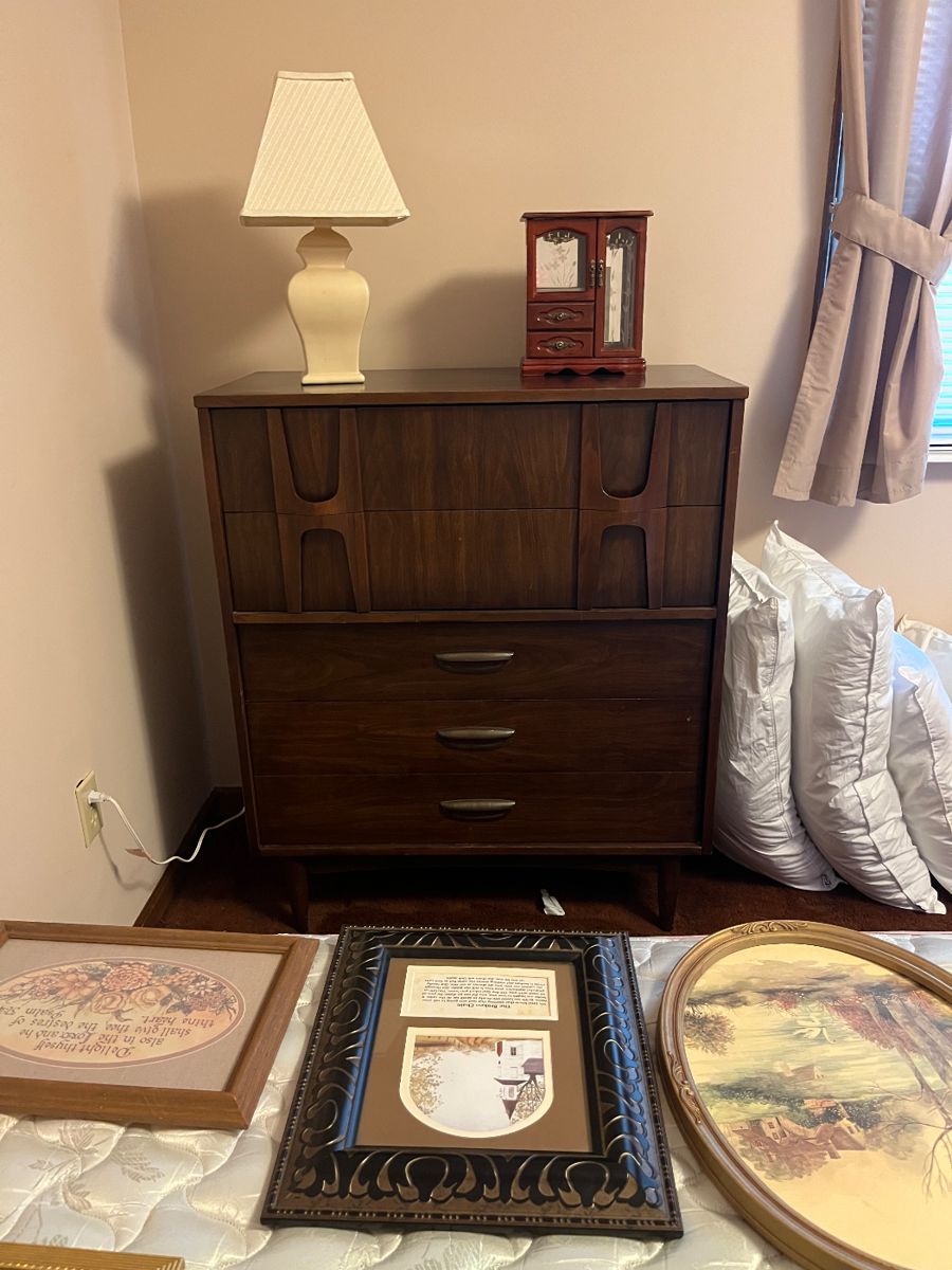Mid century bedroom dresser