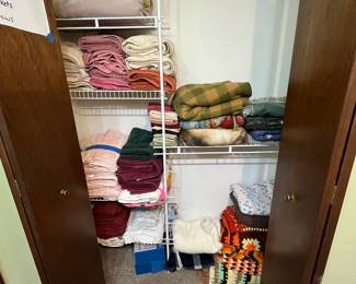 Towels and bedding