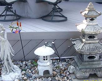 Concrete yard decorations