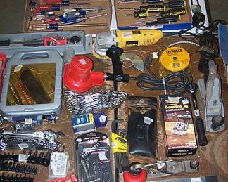 Misc tools: Craftsman, DeWalt, Stanley
