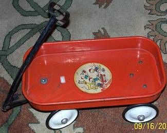 Vintage Disney child's wagon