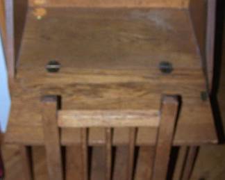 Interior of desk