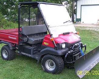 Kawasaki Mule 3010 W/ Snow plow - not included in daily discounts.