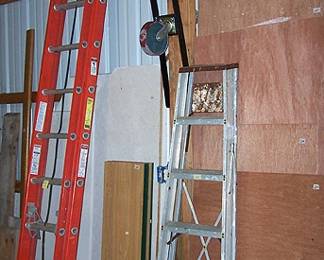 Werner 20 ft. extension ladder, step ladders