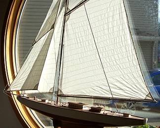 Large model Columbia sailboat ( 58 in. L x 62 in. high)