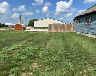 Back of shed