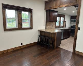Dining area kitchen