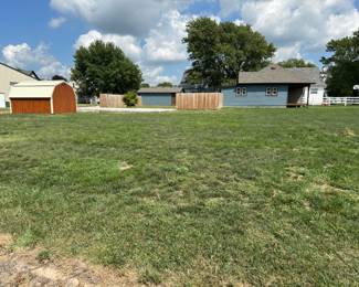 West side of lot