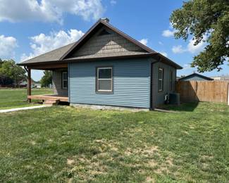 East side of house