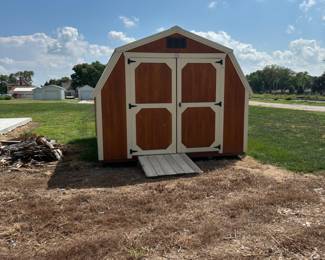 Front of shed
