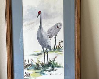Signed Watercolor