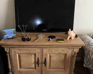 Solid Wood Tv Armoire
