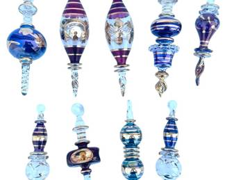 Hand Blown Glass Ornaments