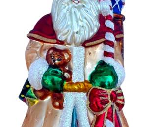 Christopher Radko Santa Ornament