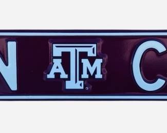 AM Metal Man Cave Sign