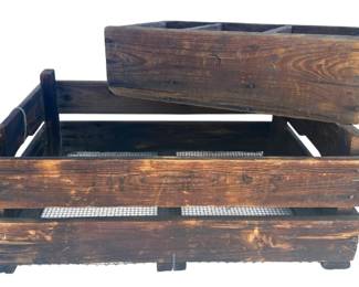 Two Vintage Crates