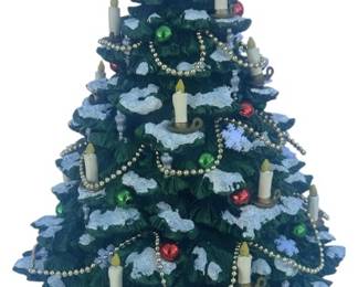 Thomas Kinkade Tree wRotating Train