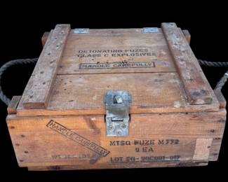 Vintage Detonating Fuzes Box