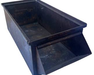 Vintage Metal Utility Bin