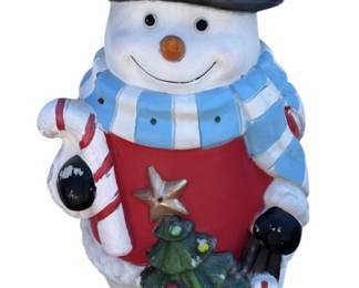 Vintage Snowman Light Up Blow Mold
