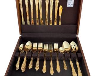 Rogers Gold Plated Flatware Box