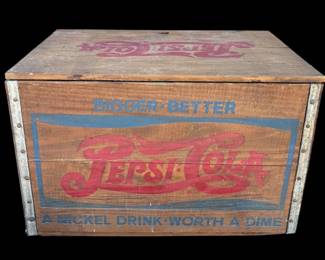 Vintage Pepsi Crate Checker Board