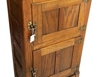 Oak Raised Panel Ice Box