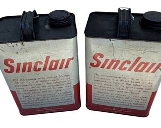 Vintage Sinclair Lubricant Cans