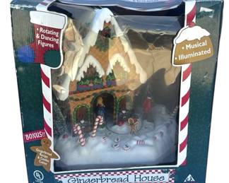 Vintage Animated Gingerbread House