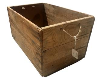 Antique Wooden Box Crate