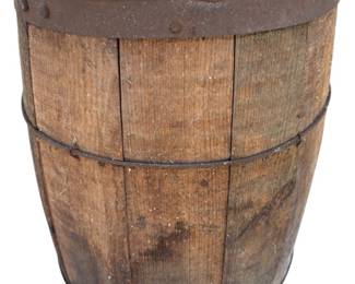 Vintage Wooden Barrel
