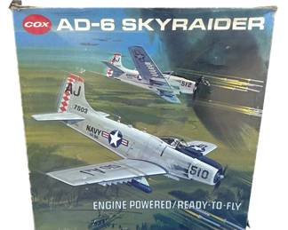 Vintage Cox AD6 Skyraider USA Navy