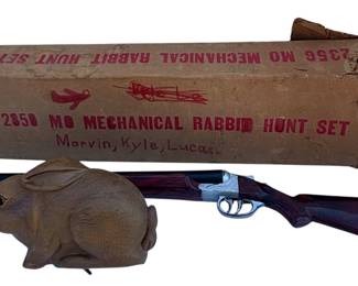 Vintage Mechanical Rabbit Hunt Set