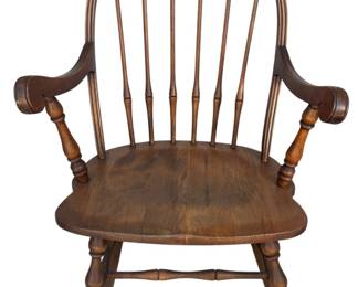 Vintage Ladderback Rocking Chair