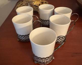 6 Wedgewood Demitasse cups