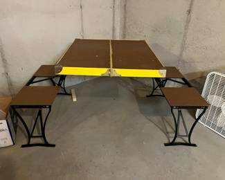 Folding Picnic Table and benches